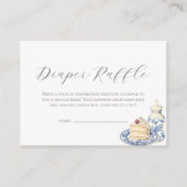 Thee met moeder om luier Raffle Kaart te zijn (Voorkant)