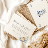 Thee met moeder om luier Raffle Kaart te zijn