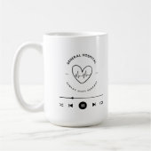 Thee met zondagsdienst. koffiemok (Links)