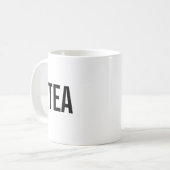 Thee minimalistische mok (Voorkant links)