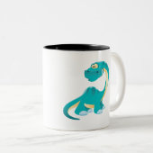 Thee Mok met groene dino (Voorkant rechts)