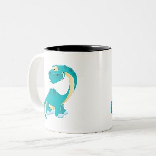 Thee Mok met groene dino (Voorkant links)