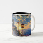 Thee-mok Tweekleurige Koffiemok (Voorkant rechts)