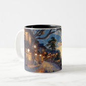 Thee-mok Tweekleurige Koffiemok (Voorkant links)