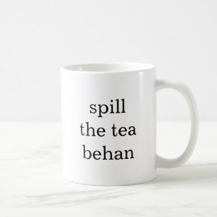 Thee morsen Behan Funny Chai-liefhebber Koffiemok
