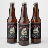 Thee morsen sinds 1773 4 juli bier etiket (Flessen)