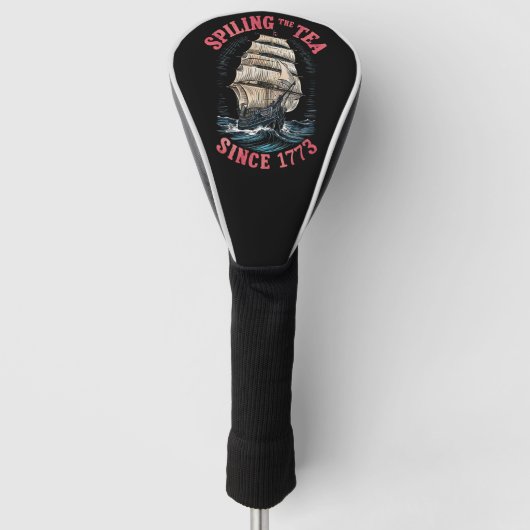 Thee morsen sinds 1773 4 juli golfheadcover (Voorkant)
