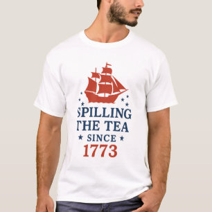 Thee Morsen Sinds 1773 Grappige Geschiedenis T-shirt
