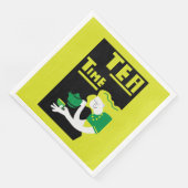 Thee Muur Kunst Poster Print Servet (Hoek)