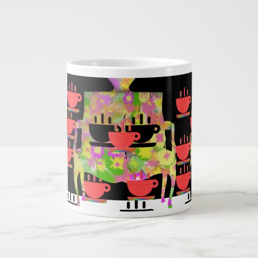 Thee na de middag grote koffiekop (Voorkant)