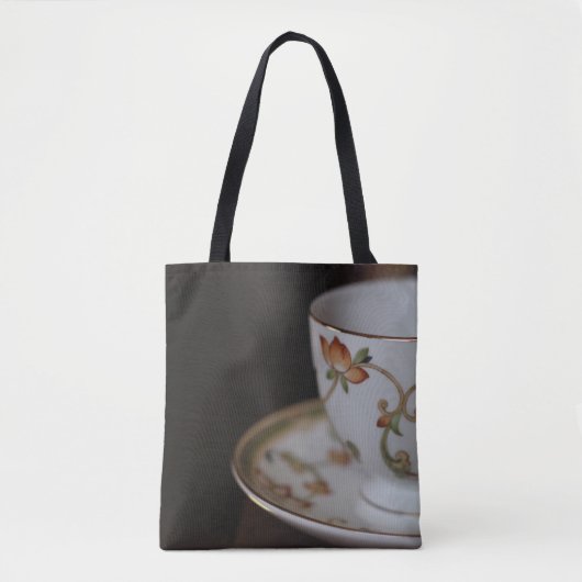 Thee op chocolade-Tas Tote Bag (Voorkant)
