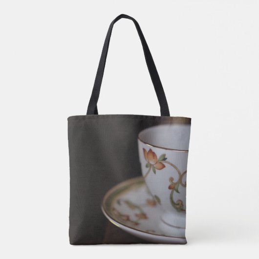 Thee op chocolade-Tas Tote Bag (Achterkant)