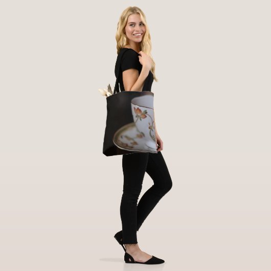 Thee op chocolade-Tas Tote Bag (Op model)