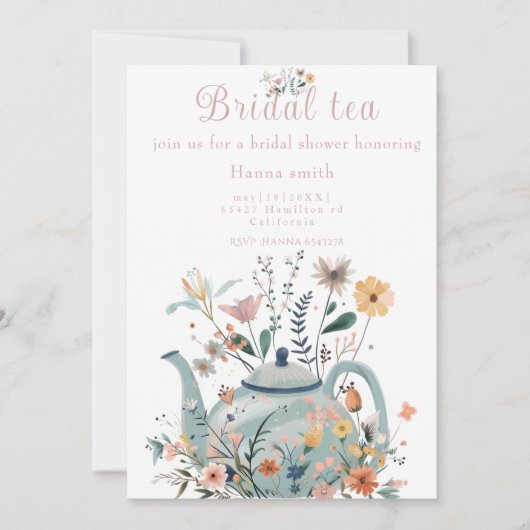 thee partij Bruidsjurk onthulling   Kaart (Voorkant)