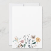 thee partij Bruidsjurk onthulling   Kaart (Achterkant)