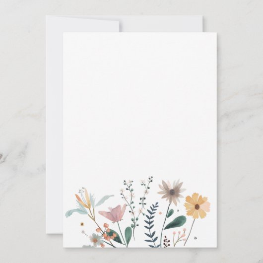 thee partij Bruidsjurk onthulling   Kaart (Achterkant)