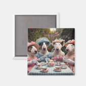 Thee Party met de meisjes Magneet (Voorkant / Achterkant)