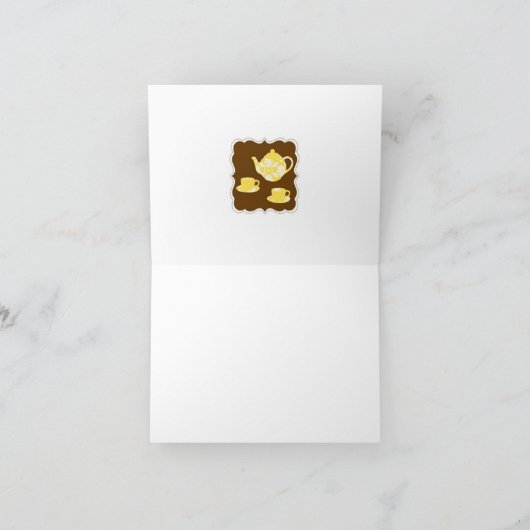 Thee Pot Dank Je Briefkaart (Binnen)