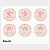 Thee Pot Doodle Dank Je Favoriet Ronde Sticker (Vel)