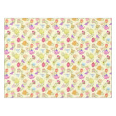 Thee potten en kopjes geel tafelkleed (Voorkant (Horizontaal))