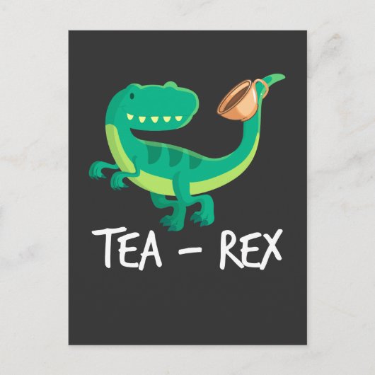 Thee Rex Dinosaur Grappige T-Rex Schattige Dino Briefkaart (Voorkant)