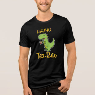 Thee Rex Dinosaur Tyrannosaurus Tri-Blend Shirt