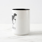 Thee Rex Tweekleurige Koffiemok (Center)