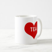 THEE Rood Hart van de Liefde Koffiemok (Voorkant rechts)
