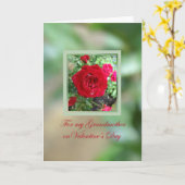 Thee Rozen Grootmoeder Valentijn Kaart (Gele Bloem)