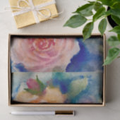 Thee Rozen Shabby chique aquarel rozen Tissuepapier (Geschenk)