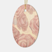 Thee rozen, siervisjes keramisch ornament (Links)