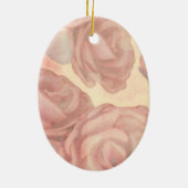 Thee rozen, siervisjes keramisch ornament (Achterkant)