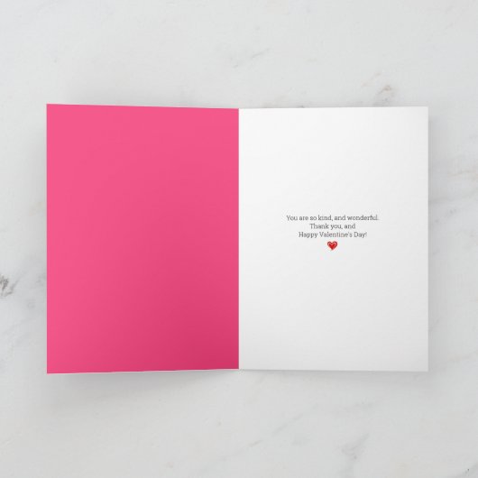 Thee Rozen speciale Valentijn Kaart (Binnen)