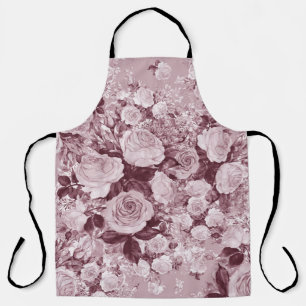 Thee Rozen: Waterverf boeketpatroon. Schort