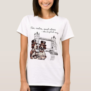 Thee, rust en klasse - de Engelse manier T-shirt