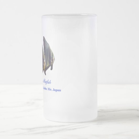 Thee Schattigee Longfin Batfish Matglas Bierpul (Center)