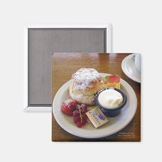 Thee & Scones Magneet (Voorkant / Achterkant)