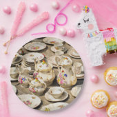 thee stelt verwijderbare papieren Borden in Papieren Bordje (Feest)