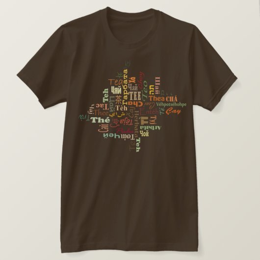 Thee T-shirt (Design voorkant)