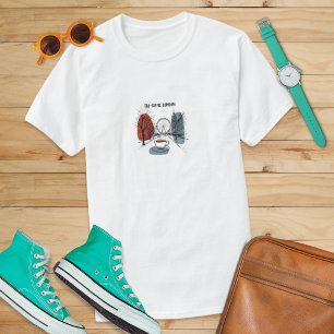 Thee-tastisch Londen Retro UK Landmark Reisgrafiek T-shirt