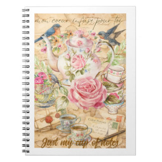 Thee-tastische Notities | Cute Theepot Woordspelin Notitieboek