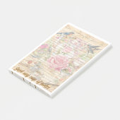 Thee-tastische Notities | Cute Theepot Woordspelin Post-it® Notes (Schuin)