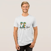 Thee, Tee, & Ti Rex Tri-Blend Shirt (Voorkant volledig)
