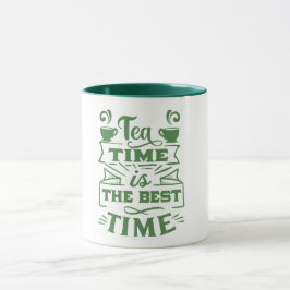thee tijd is de beste tijd - Sip en Savor / groen Mok