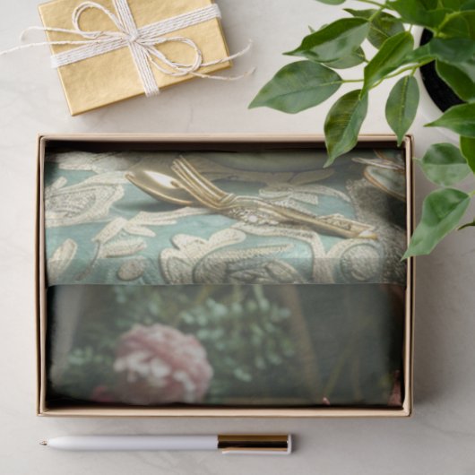 Thee Tijd Kippen Decoupage Tissuepapier (Geschenk)