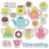 Thee Tijd Sticker Vel (Voorkant)
