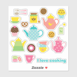Thee Tijd Sticker Vel