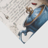 Thee Tijd Weefseldocument Tissuepapier (Detail)