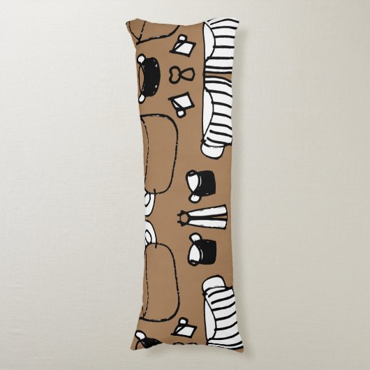 Thee Tijdreeks Lichaamskussen (Voorkant Verticaal)