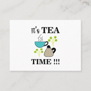 Thee Time Tea Cup Thee Lover Thee Visitekaartje